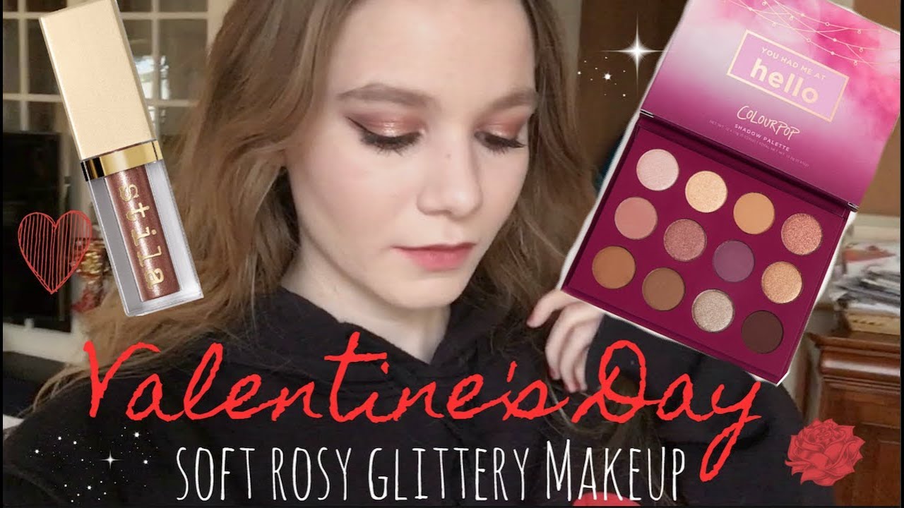 VALENTINE'S DAY ROMANTIC ROSE MAKEUP ♡