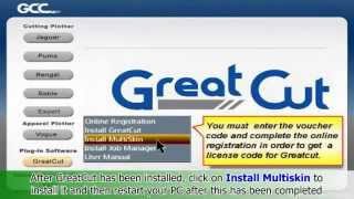 GCC---Greatcut Installation and Operation