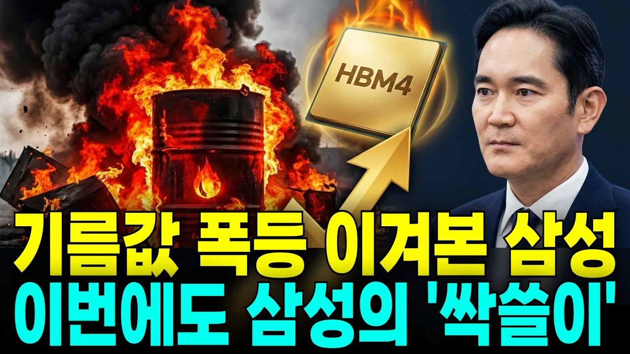 유가 폭등, 삼성전자 팔아야 합니까? 버텨야 합니까? (공포에 팔기 전 필수 시청)