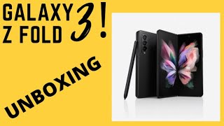 Samsung Galaxy Z Fold 3 First Look- Unboxing