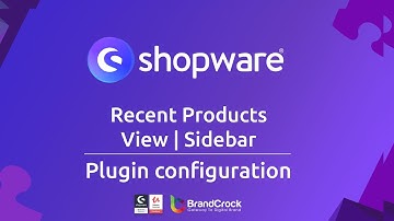 Shopware 6 Plugin Recent Products View | Sidebar