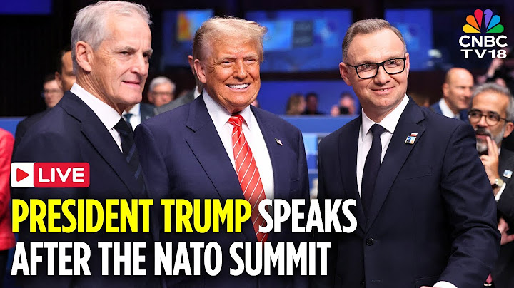 LIVE: President Trump Press Conference After a Two-Day NATO Leaders' Summit 2025 in The Hague | N18G