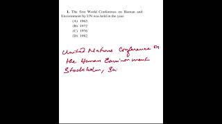 West Bengal SET Environmental Science Past Paper Solution | Simplified Method #wbset #examprep