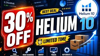 Helium 10 Discount Code 2026 | Save 30% OFF Using Exclusive Promo Code & Coupon