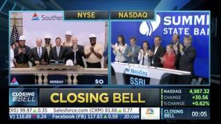Summit State Bank NASDAQ Closing Bell - CNBC