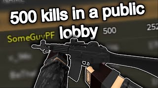 500 Kills In A Public Server (Phantom Forces)