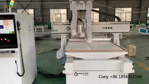 Philicam Double spindle and drills cnc router machine