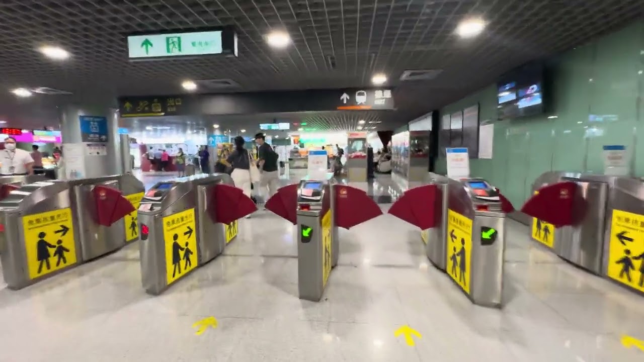 台灣高鐵桃園站 轉乘 桃園機場捷運 高鐵桃園站 路程景