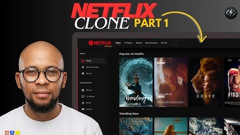 Build Netflix Clone 2025 with HTML & CSS (Part 1) –  CSS Full course|Frontend projects