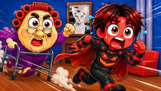 😱 EVIL GRANNY CHASED ME! 😨 OBBY ESCAPE !! 🔥👵 screenshot 4