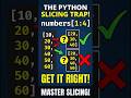 The Python Slicing Trap Everyone Falls For! 🐍