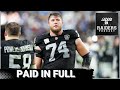 Las Vegas Raiders LT Kolton Miller got paid on his day off