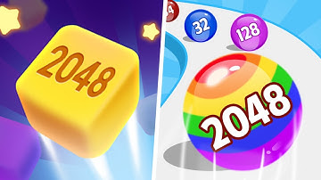 2048 Run: Infinity Cube Run vs Balls Run 3D - Max Level Gameplay (Part 1)