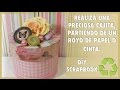 CAJITA DE SCRAPBOOK. IDEAS PARA RECICLAR Y REGALAR. TUTORIAL , DECORA CON PAPEL Y FLORES.