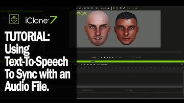 iClone 7: TUTORIAL -  Using Text-To-Speech to sync with an Audio File.