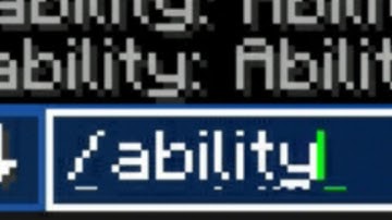 How To Use  Ability Command In Bedrock Minecraft