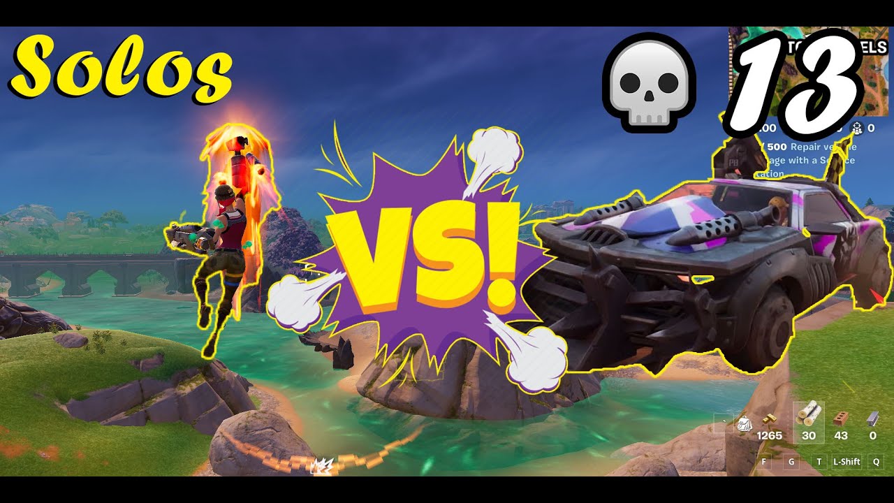 Sweaty Solo vs OP Cars *High Kill* Gameplay - Fortnite Chapter 5 - YouTube