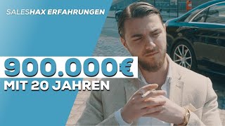 900.000 € an Aufträgen im Alleingang - mit 20 Jahren! | salesHAX ERFAHRUNGEN #001