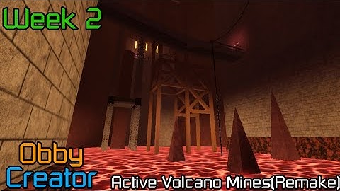 Obby Creator | Active Volcanic Mines(Minwbswarior