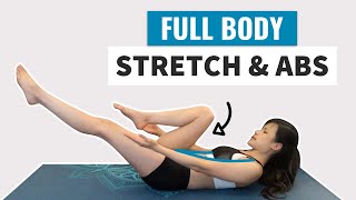 23 MIN STRETCH & ABS Workout - Full body Recovery