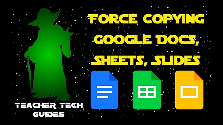 How to Make a Forced Copy (Google Docs, Sheets, Slides)