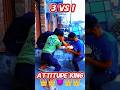 3 vs 1 in armwrestling #ytshorts #shorts #aryankandari #tipsworkout #gymvideos #bicepking