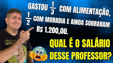 PROBLEMA DE MATEMÁTICA DE CONCURSO COM FRAÇÕES - NÍVEL 1 -  Prof Robson Liers - Mathematicamente