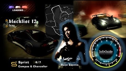 Need for Speed: Most Wanted || Blacklist-12 || Race Events || Sprint || Campus & Chancellor