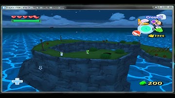 The Legend of Zelda: The Wind Waker on Dolphin r7598 x64 (cheat gameplay)