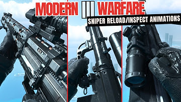 Modern Warfare III | Season 4 All Sniper Reload & Inspect Animations