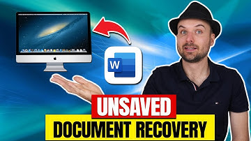Recover unsaved Word Documents on Mac!