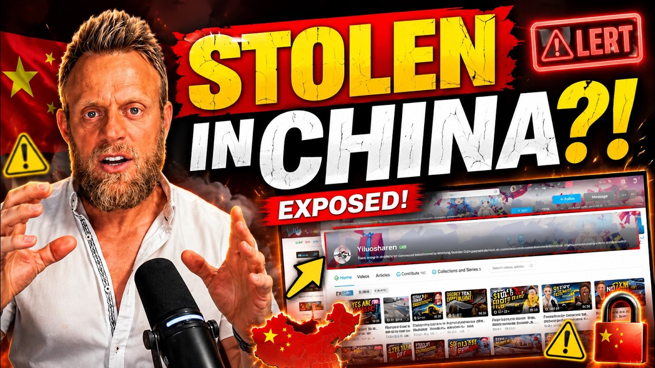 Someone stole 300 of my videos and blamed a fake US government agency