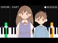 OMORI - Final Duet | EASY Piano Tutorial