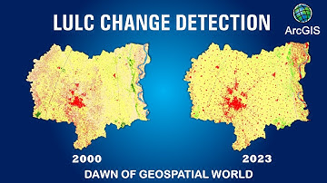 Landgebruik Landbedekking LULC Veranderingsanalyse | Veranderingsanalyse in ArcMap