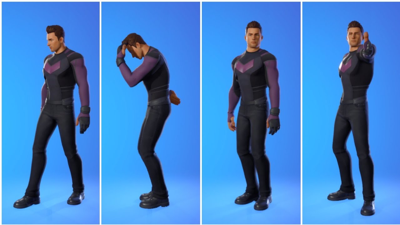 fortnite Clint Barton Skin Showcase With Icon Series Dances & Emotes|Fortnite X Hawkeye