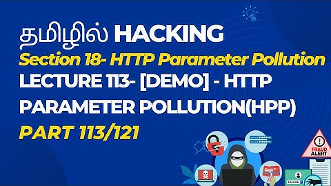 Lecture 113- [Demo] - HTTP Parameter Pollution(HPP)