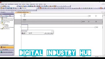 PLC- How to move one data register to another data register #automation #plc #mitsubishi #delta
