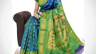 Beautiful Pure Authentic Handloom Paithani Pattu Sarees From Siri Collections screenshot 5