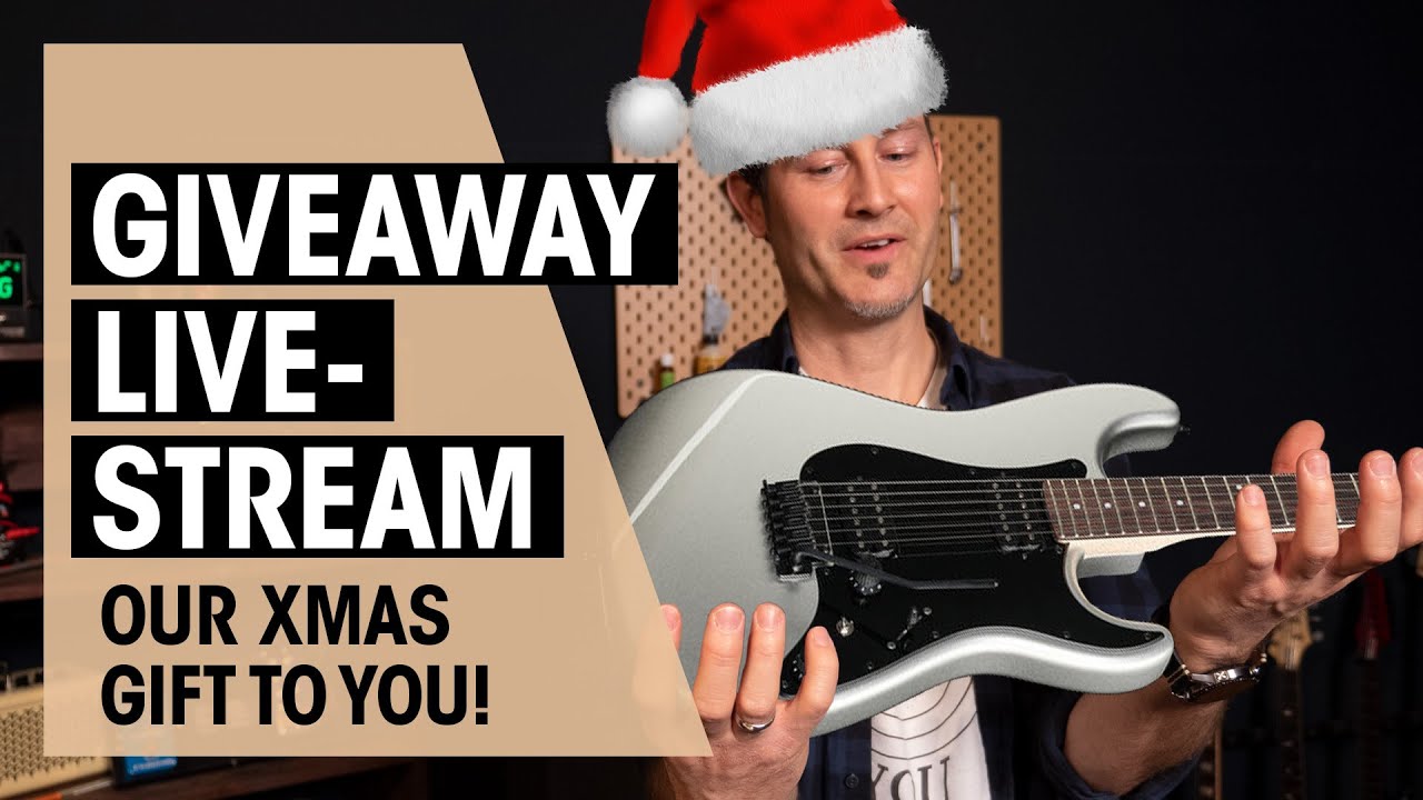 Christmas Livestream Giveaway | Win a Fender Boxer Strat | Thomann