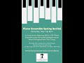2021 Spring Piano Ensemble