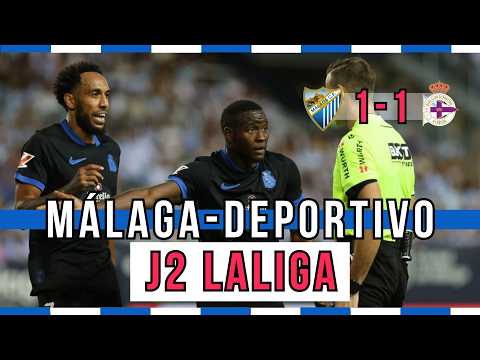 MÁLAGA 1-1 DEPORTIVO | ANÁLISIS, RESUMEN Y OPINIÓN | Jornada 2 LaLiga