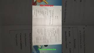 #bcom #igu #paper #pyq #tranding #regular #reappear #improvement #kuk #mdu #2025shorts