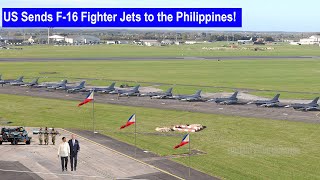 Arriving in Clark! US deploys dozens of F16 fighter jets to the Philippines, what's going on?