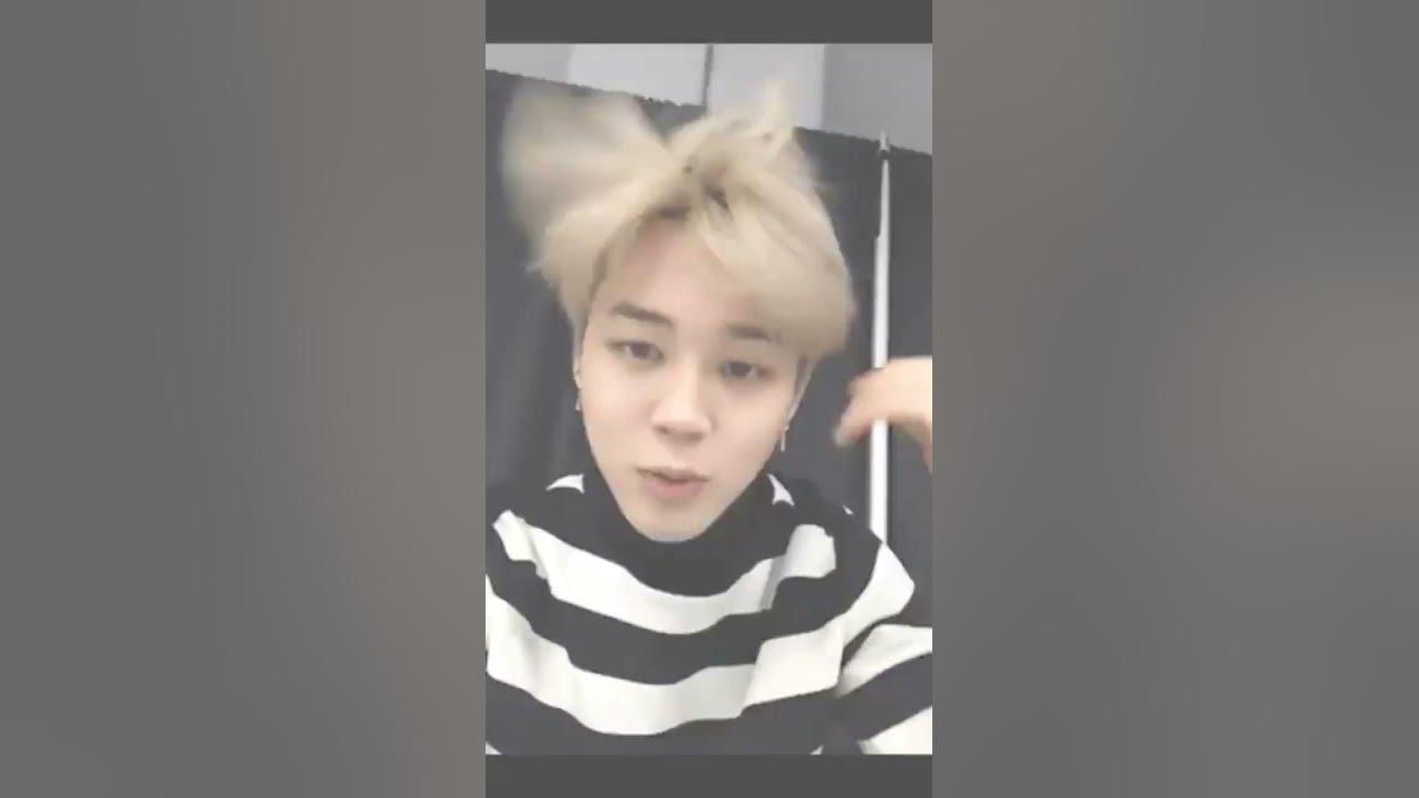 jimin hair flip is wow - YouTube