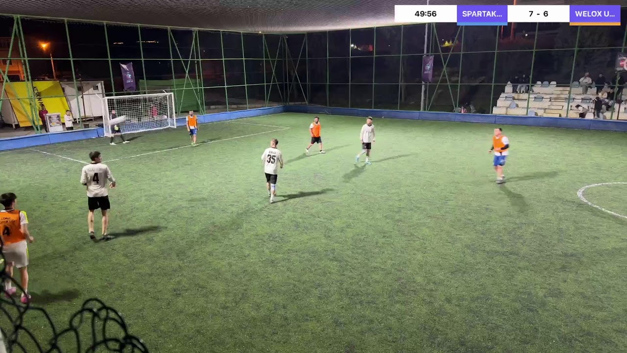 İZMİR SÜPER LİG 11.hafta
SPARTAK YEŞİLOVA VS WELOX UNITED