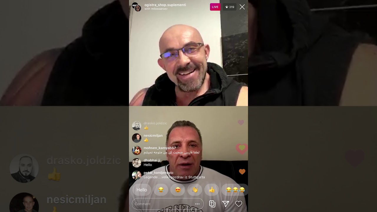 Miloš Šarčev I Peđa Petrović - LIVE STREAM Instagram #2