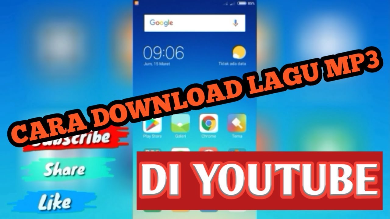 BEGINI CARA DOWNLOAD LAGU MP3 DARI YOUTUBE - TIPS DAN TRIK ANDROID