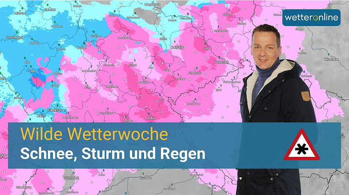 Schnee, Sturm und Regen – wilde Wetterwoche