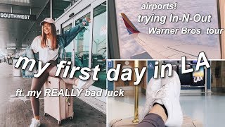 traveling to LA for the first time | LA VLOG 1
