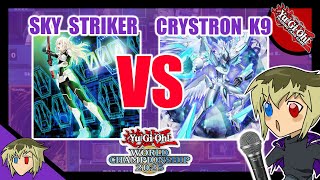 TCG World Championship 2025 Commentary - Sky Striker vs Crystron K9 Top 8 Match [Yu-Gi-Oh! TCG]